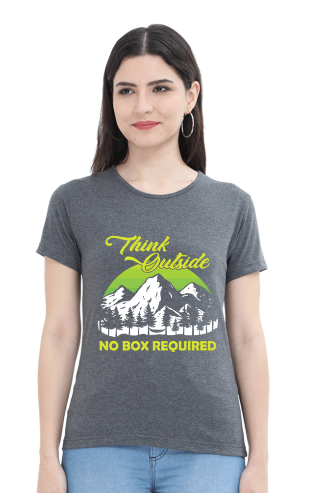 Think Outside, Womens T-Shirt