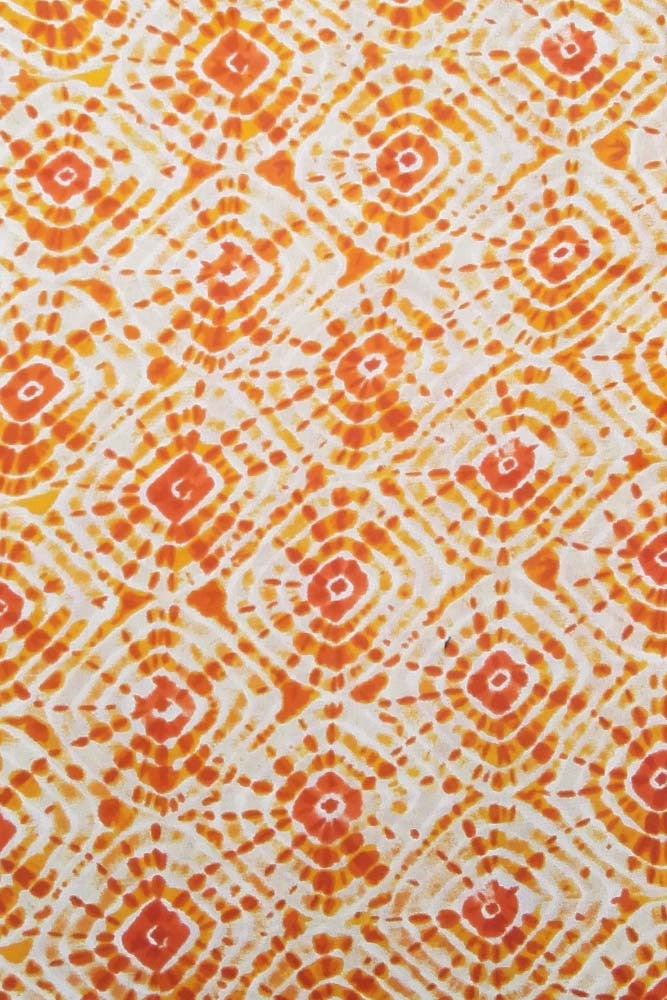 Block Printed Running Cotton Fabric