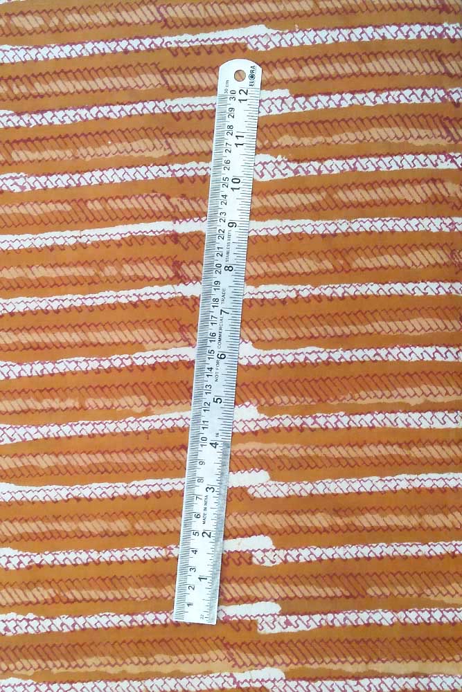 Dabu Hand Block Printed Cotton Fabric
