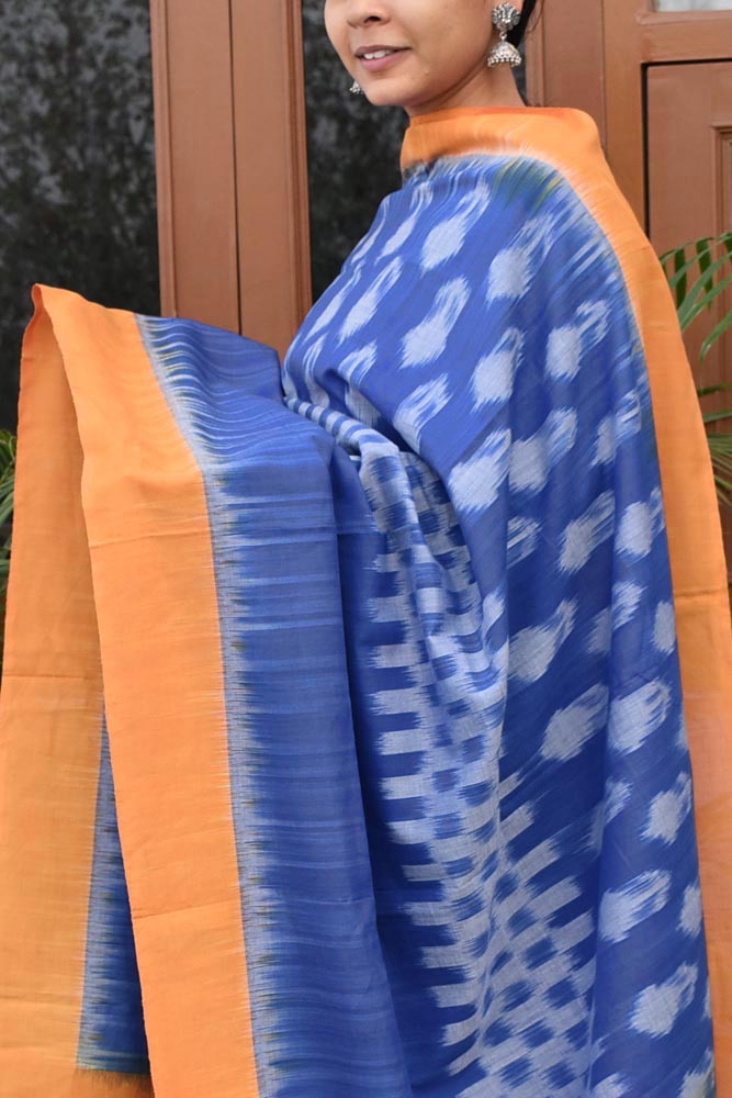 Woven Ikkat Cotton Dupatta