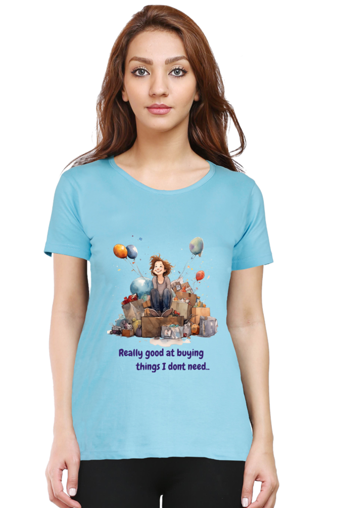 Really Good at Buying things Womens T-Shirt