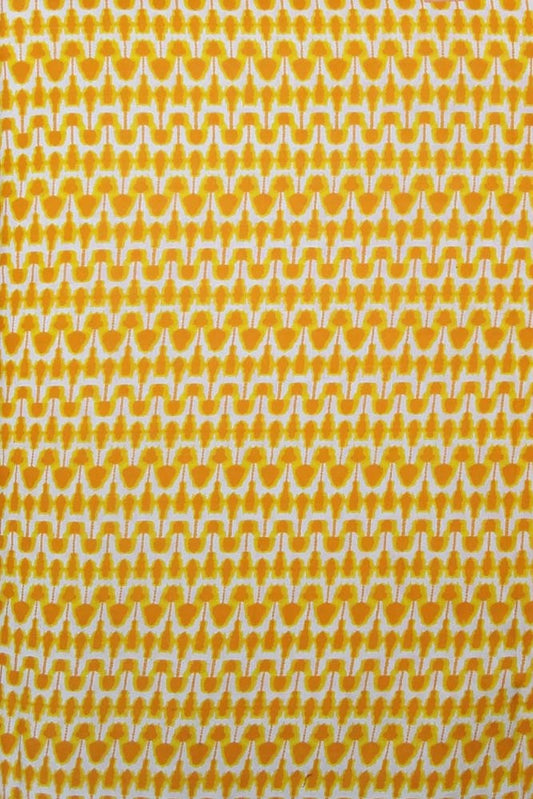 Block Printed Running Cotton Fabric