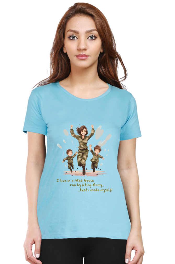 Mom Army Womens T-Shirt