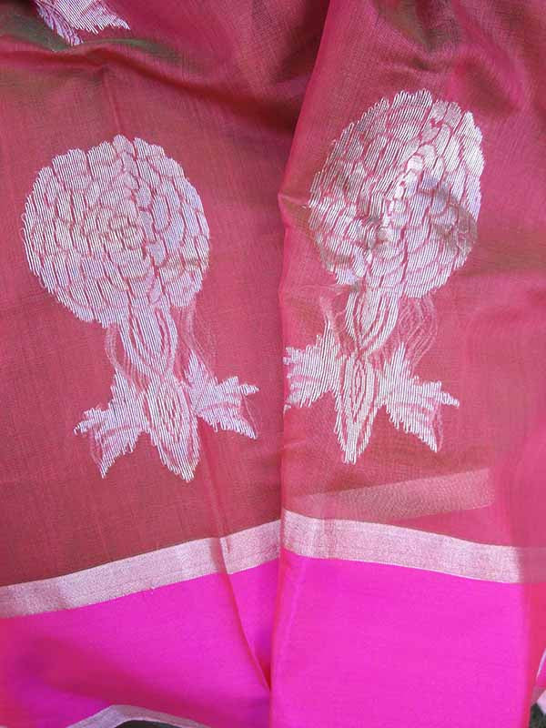 Designer Handwoven Chanderi Saree