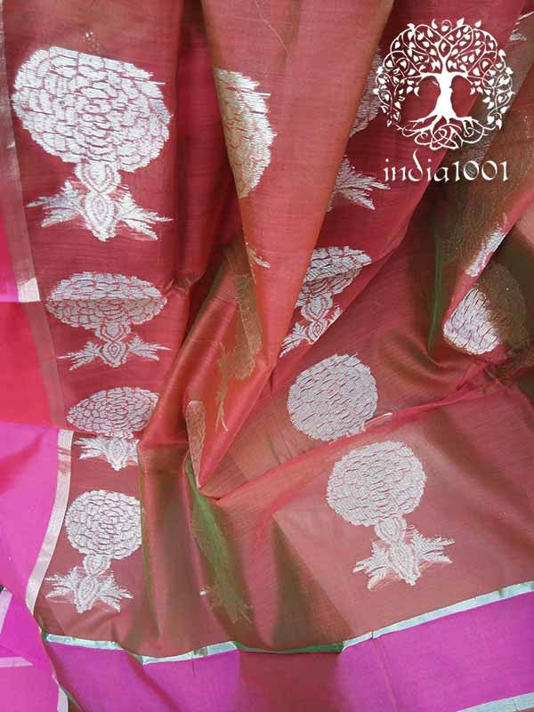 Designer Handwoven Chanderi Saree