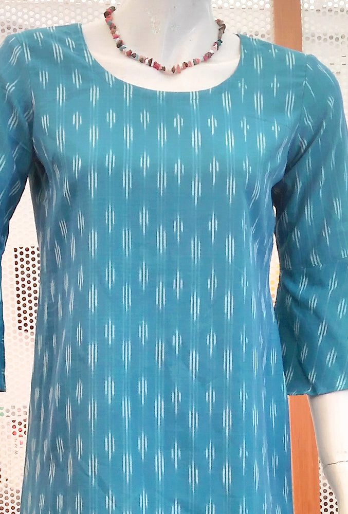 Elegant Ikkat Cotton dress