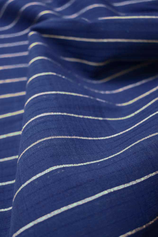 Mangalgiri cotton fabric with  Woven Zari