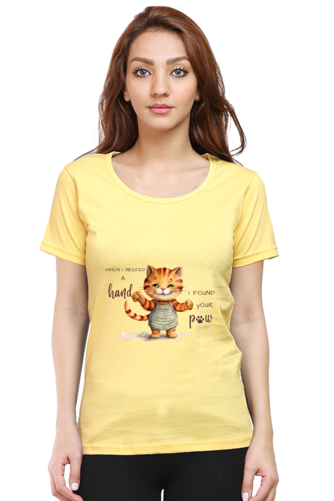 When I needed a hand - Womens T-Shirt