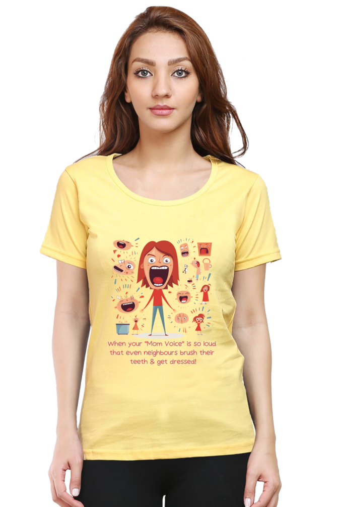 Mom Voice Womens T-Shirt