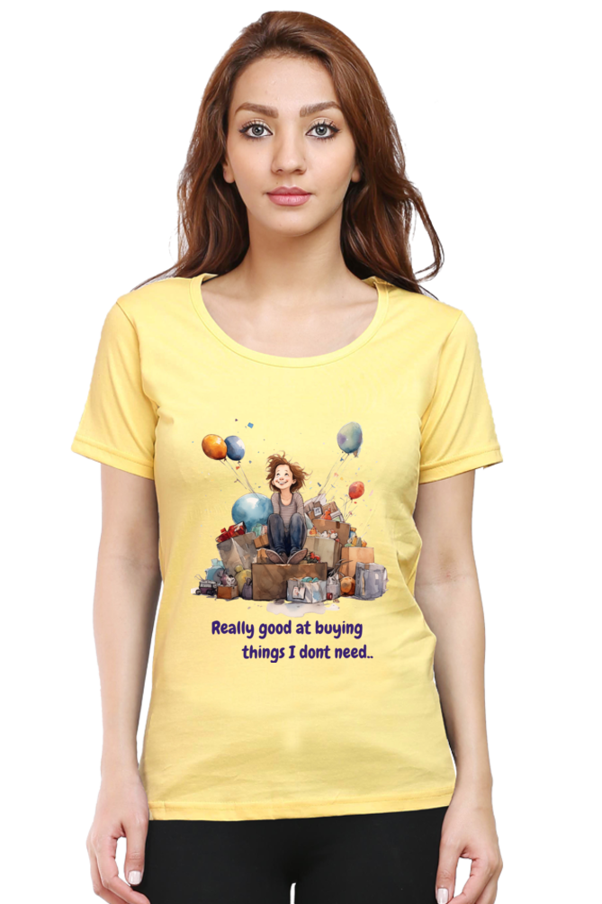 Really Good at Buying things Womens T-Shirt