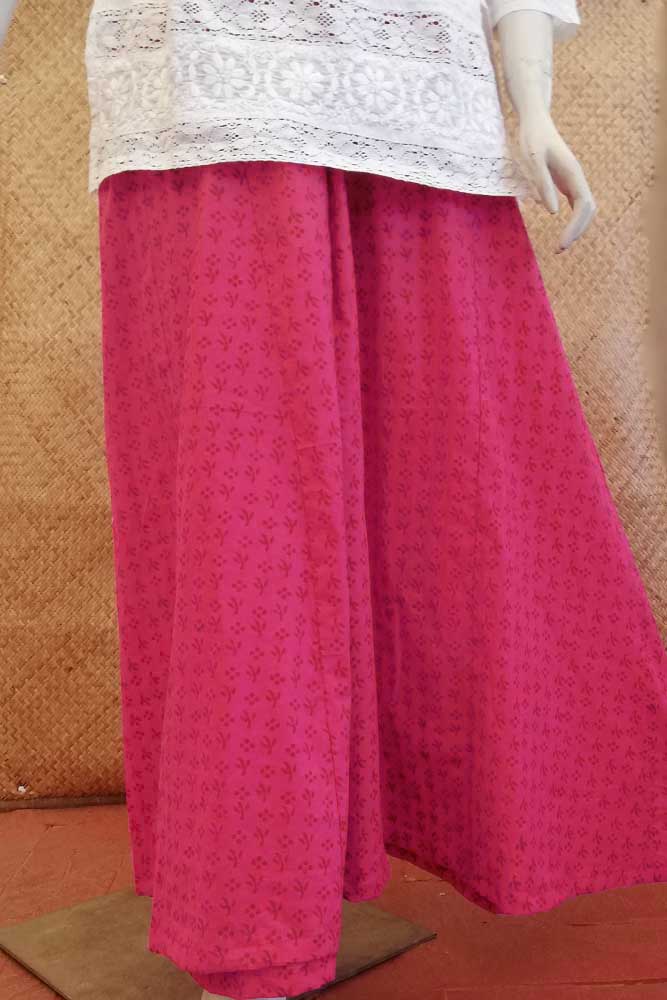 Kalidaar Cotton Block Printed Palazzo