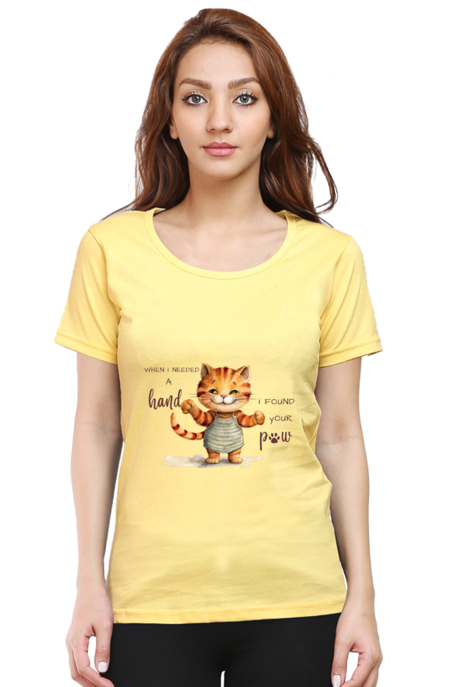 When I needed a hand - Womens T-Shirt