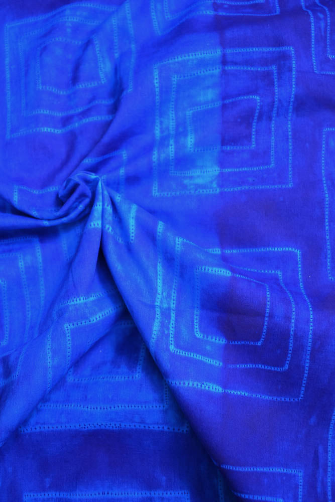 Hand crafted Shibori Cotton Fabric