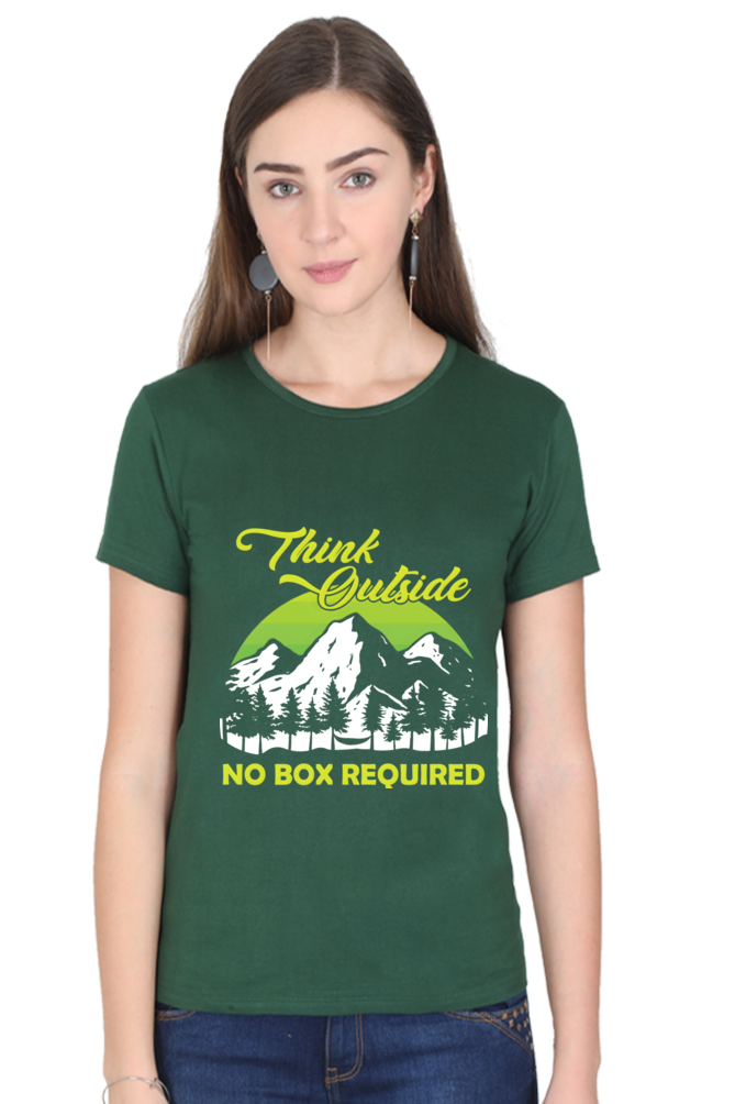 Think Outside, Womens T-Shirt