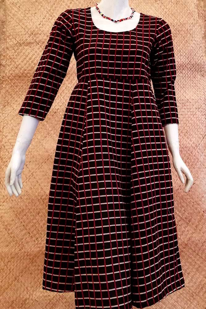 Elegant Block Printed Cotton dress