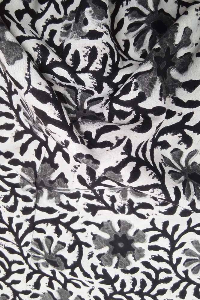 Block Printed Running Cotton Fabric
