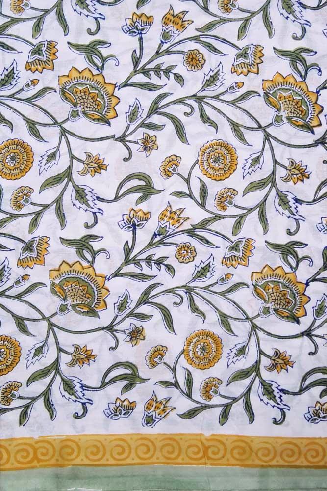 Hand Block Printed Running Cotton Fabric