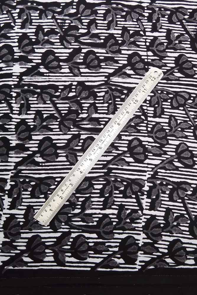 Block Printed Running Cotton Fabric