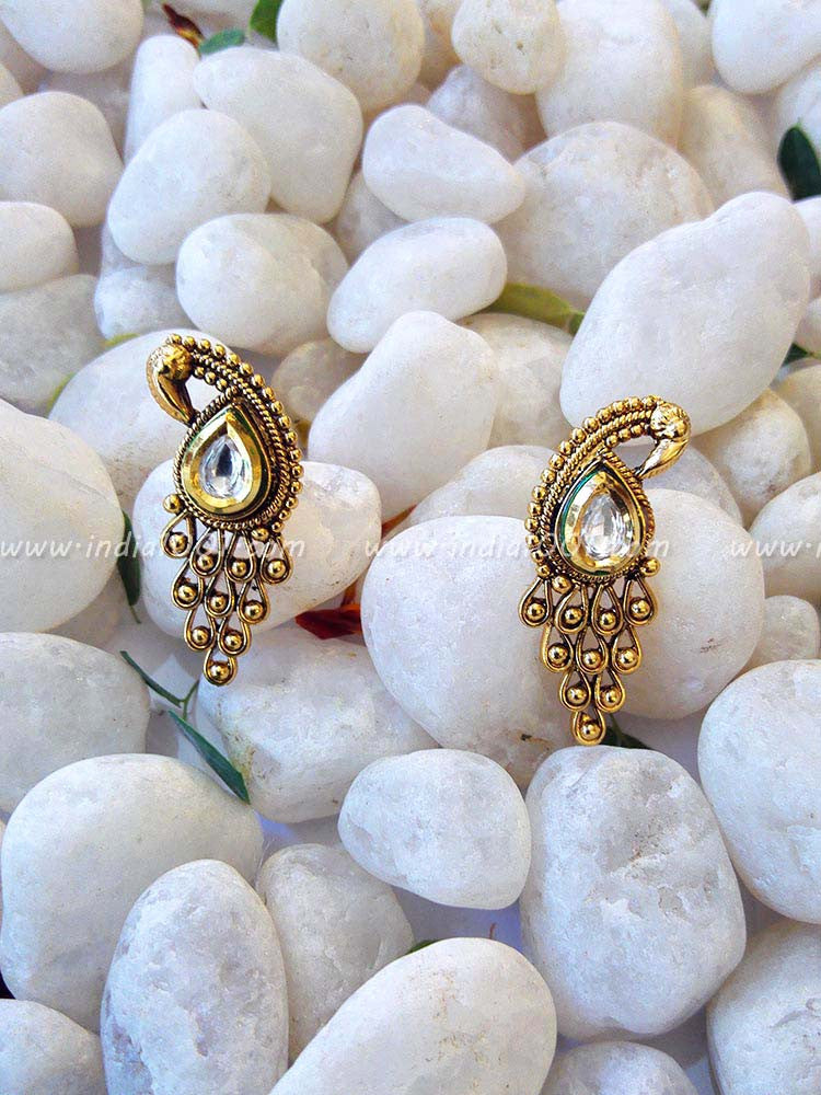 Elegant Kundan & Polki Necklace set