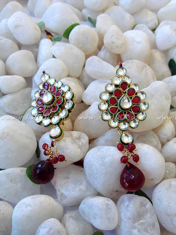 Gorgeous Kundan, AD & Pearl Necklace Set