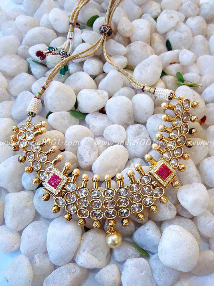 Designer Kundan & Polki Necklace set