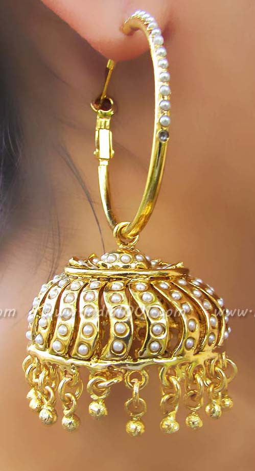Stunning Pearl Jhumka