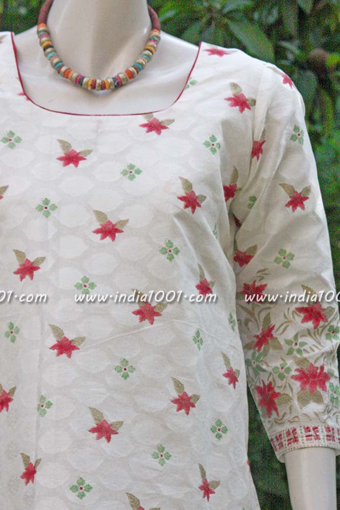 Elegant block printed kurti