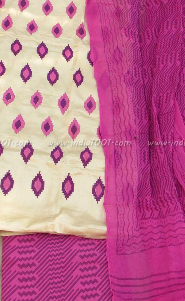 Beautiful Cotton unstiched suit fabric