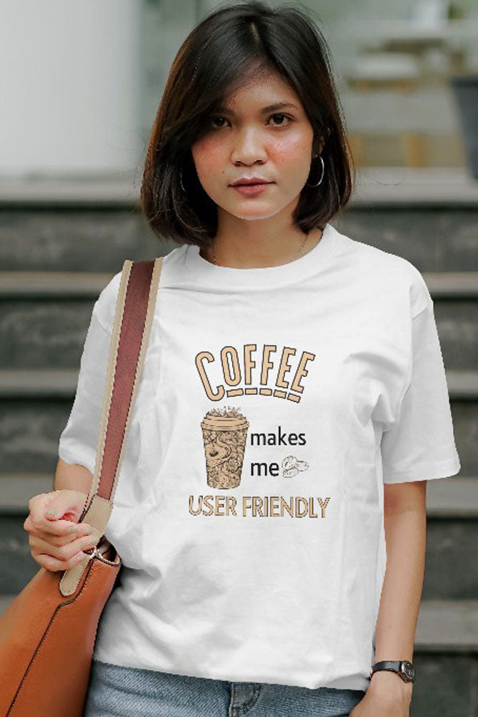 Coffee makes me user friendly - Classic Unisex T-shirt