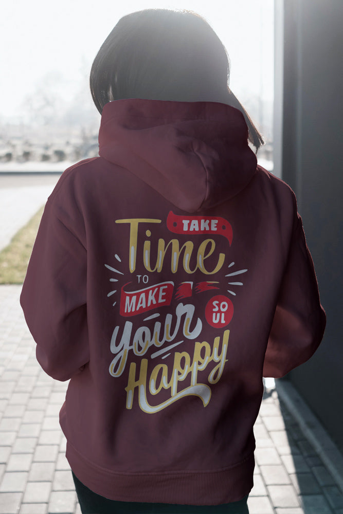 Time to Make Your Soul Happy - Unisex Hooded SweatShirt