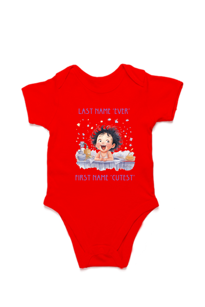 First name cutest   , Kids Rompers