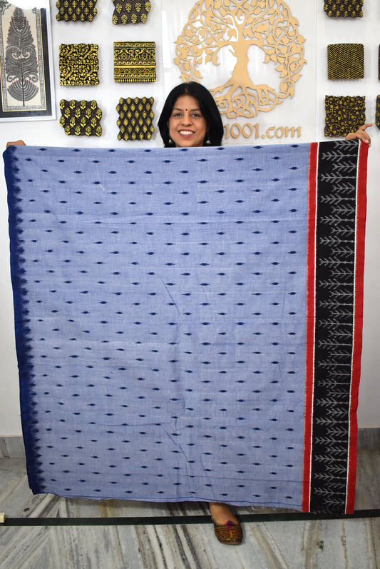 Multicolor Ikat Cotton Handloom 2.5mts Fabric