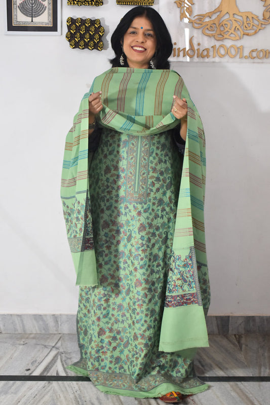 Beautiful Woolen Suit fabric with Woven patterns