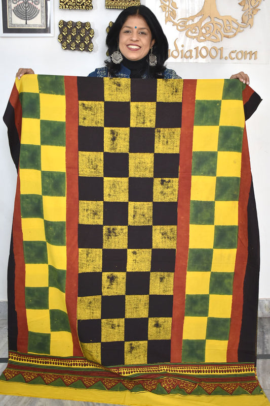 Designer Ajrakh cotton kurta/Kaftan fabrics