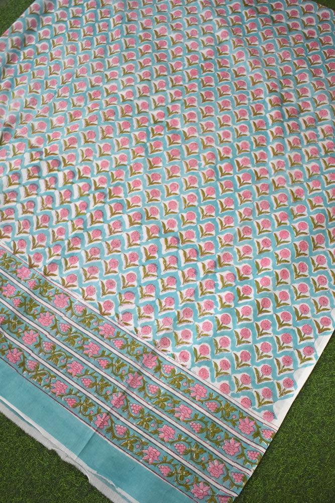 Elegant Hand block printed Cotton Dupatta