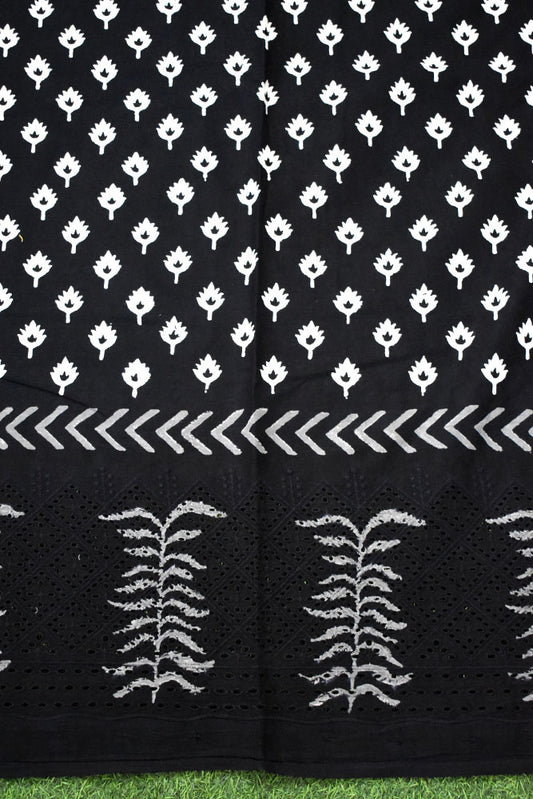 Block Printed Running Hakoba Cotton Fabric
