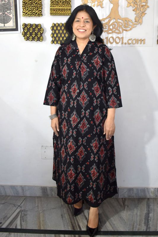 Beautiful Hand Block Printed cotton Kurta  - Size 38 to 48 ( all sizes)