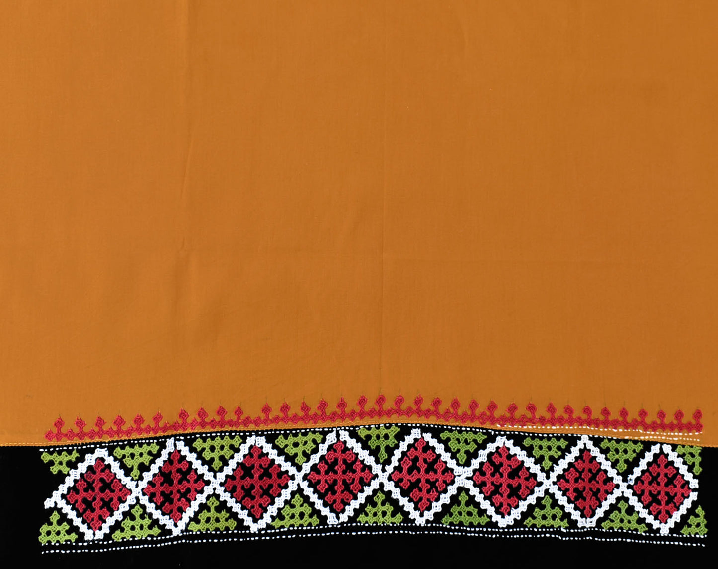 Cotton Blouse fabric with Bengal Hand Embroidery work