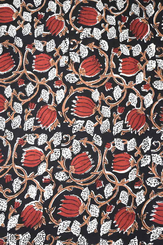 Bagru Block Printed Running Cotton Fabric