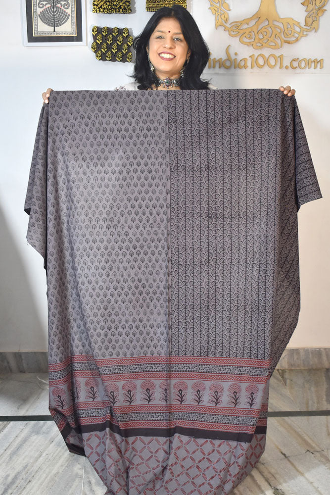 Bagh Hand Block Printed Cotton Kurta Fabric