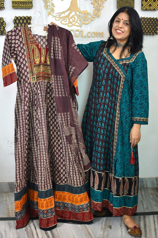 Bagh Anarkali Kurta and dupatta set - size 38