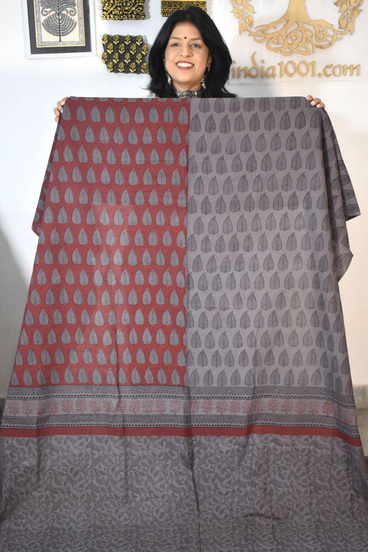 Bagh Hand Block Printed Cotton Kurta Fabric