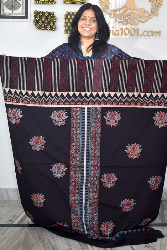 Designer Ajrakh cotton kurta/Kaftan fabrics