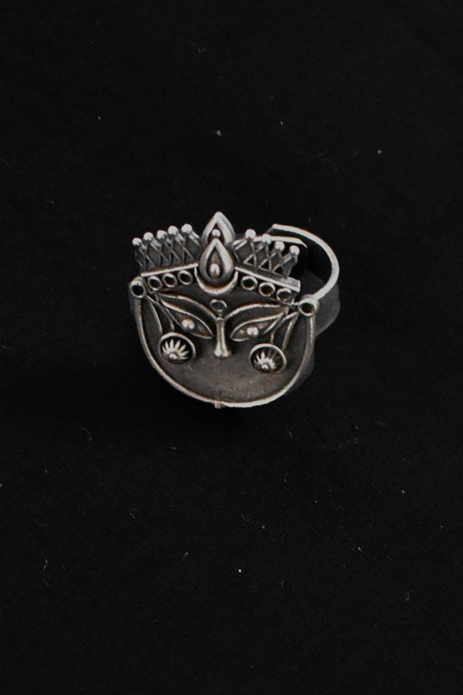 Elegant Antique finish German silver Ring