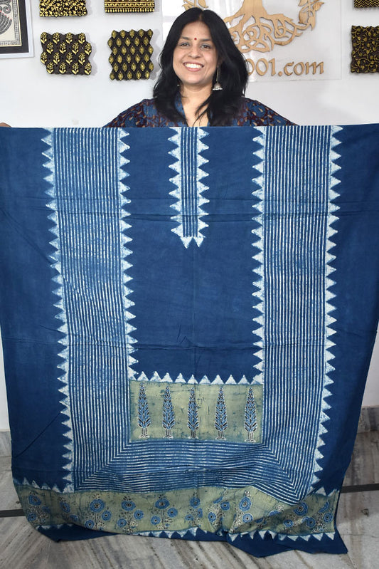 Designer Ajrakh cotton kurta/Kaftan fabrics