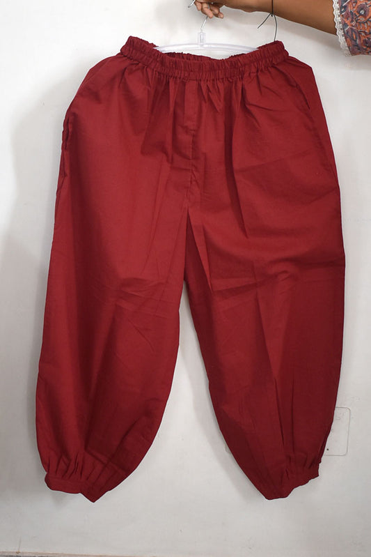 Elegant Cotton Afgani Salwar - Size 38 to 46