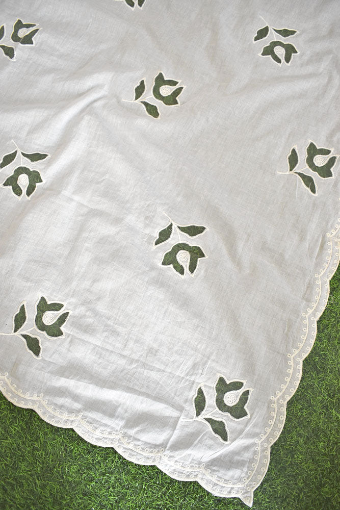 Gorgeous Self Embroidered Cotton Dupatta