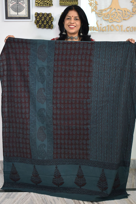 Bagh Hand Block Printed Cotton Kurta Fabric