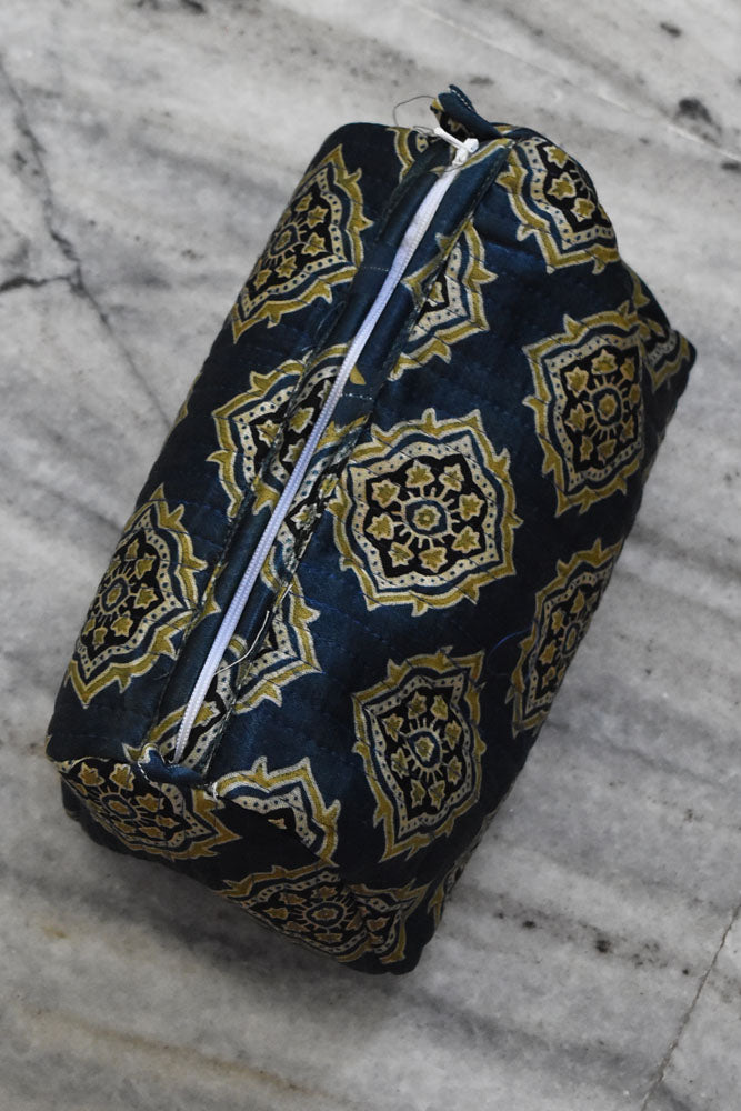 HANDCRAFTED QUILTED pouch fabric