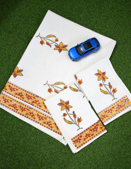 Kids Bath Essentials - Set of 1 Bath Towel + 2 Hand towels